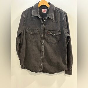 Levi's Charcoal Denim Shirt
